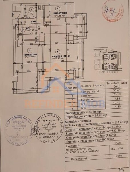 Diham  Vanzare 2 camere 85mp